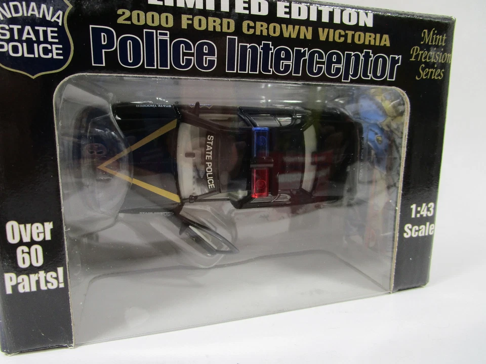 Gearbox 2000 Ford Crown Victoria Diecast 1:43 Scale Indiana State Police - Image 2 of 4