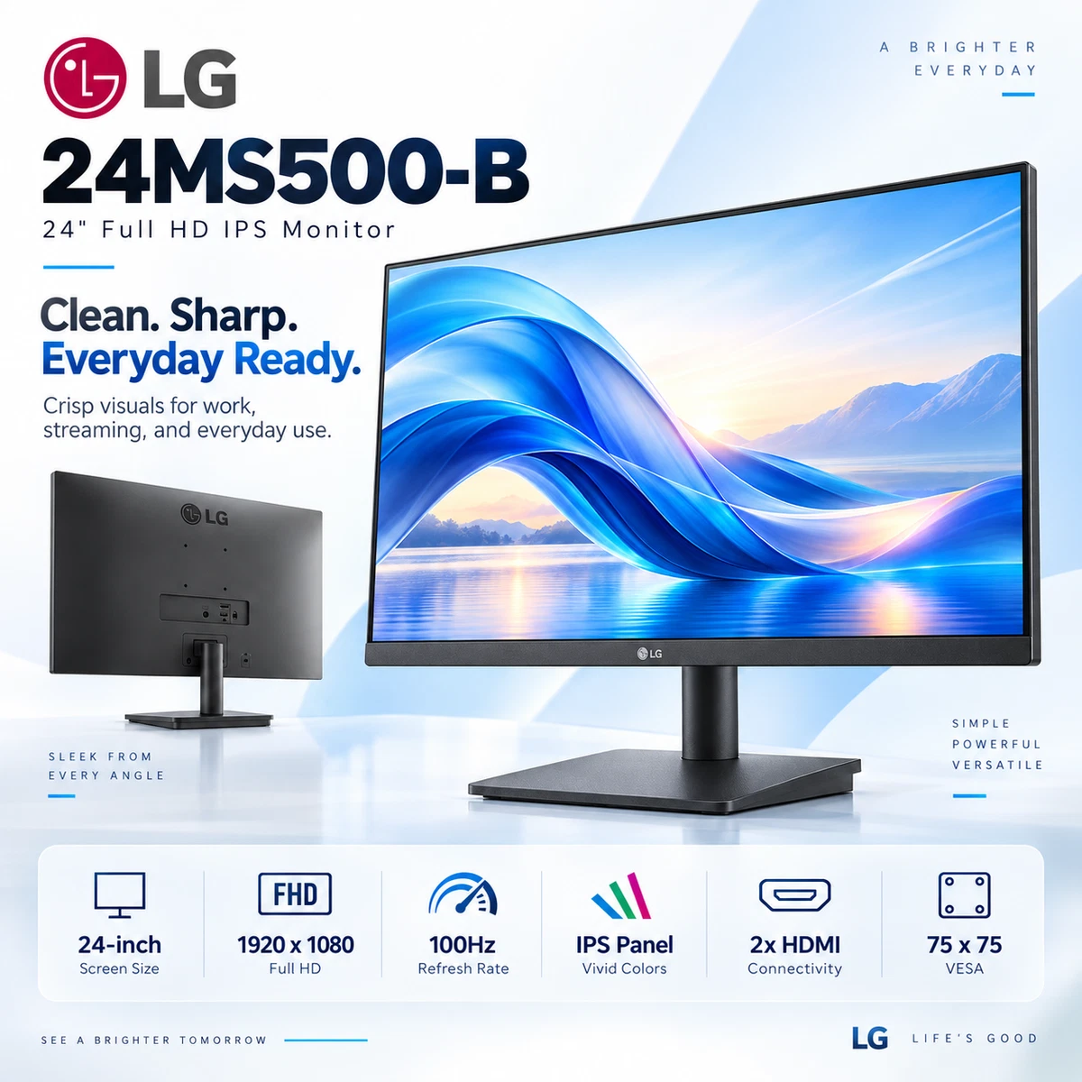 25+ LG 23-24.9 Inch IPS LCD Computer Monitors for sale | Updated