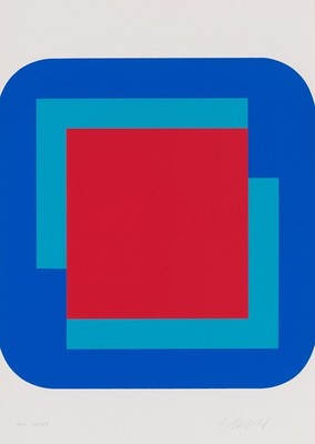 Georg Karl Pfahler, Serigraphie, signiert und nummeriert