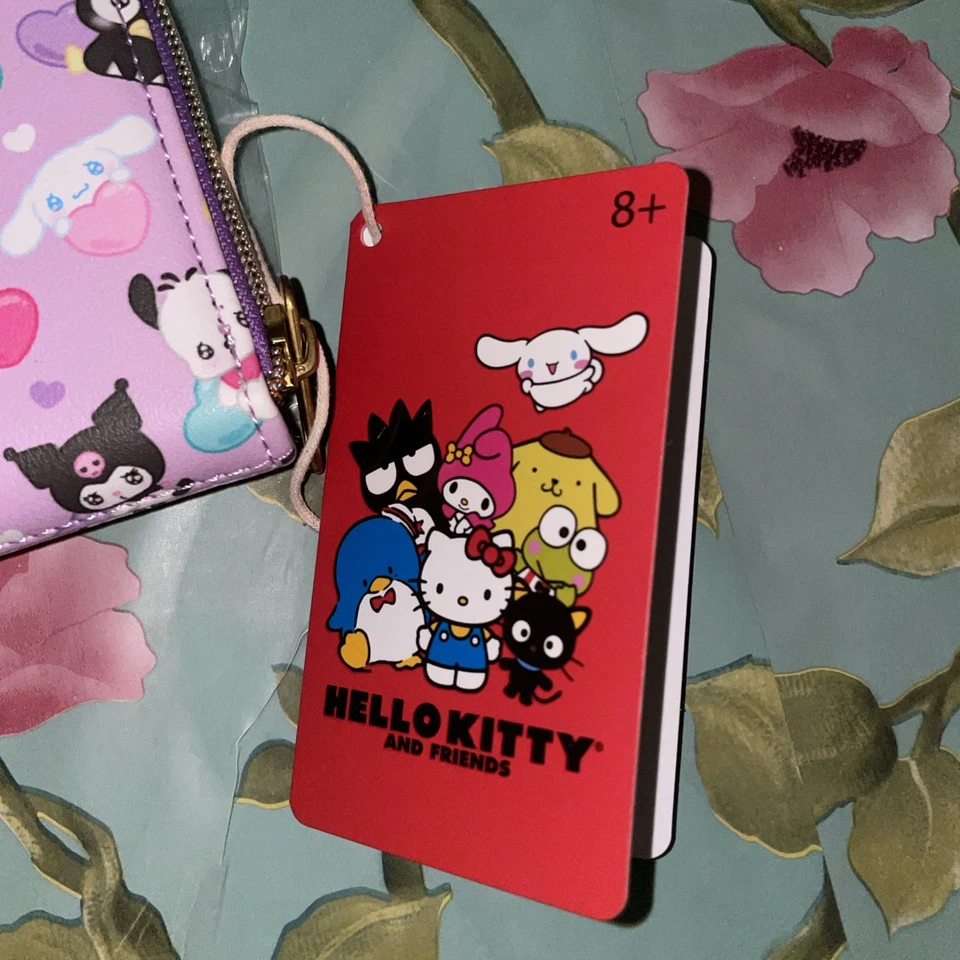 Loungefly Sanrio Hello Kitty And Friends Hearts Mini Zipper Wallet - Image 3 of 4