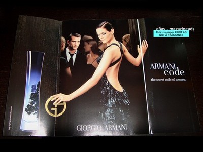 GIORGIO ARMANI Fragrances 2-Page PRINT AD 2006 MINI ANDEN Enrique Palacios