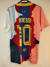 Lionel Messi 10 Career Tribute Signed Jersey with Certificate GCOA