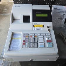 SAM4S ER-5215M Electronic Cash Register Very Clean Extra Keys And Manual 