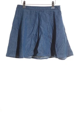 FOREVER 21 Jupe évasée Dames Jupe T EU 36 bleu acier Aspect de jeans - Photo 1/4