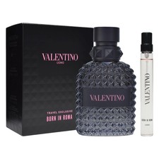 Valentino Uomo Born in Roma Eau de Toilette 100 ml + 10ml Stick Herren Geschenkt