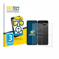 3X Panzerfolie Schutzglas Samsung Galaxy Z Flip 7 Fe (Display+RüCkseite)