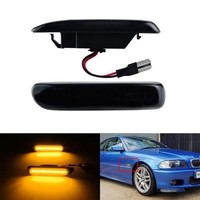 LED Seitenblinker Wiederhollicht L+R FüR BMW 3Er E46 Coupe Vor LCI