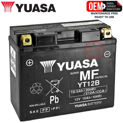 Fulbat FT12B-4 Batteria Al GEL 12V 11.6Ah – Precariata, VRLA, Per Ducati 748/999/1198 E Modelli Sport, Sostituta YT12B-BS, Senza Manutenzione