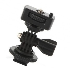 Hot Cold Shoe Mount Base Adapter 1/4 Screw DSLR Camera Cage Rig Monitor Flash
