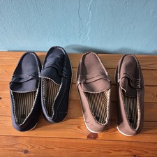 2 pary męskich butów wsuwanych rozmiar 12 jedno nowe noszone dwa razy