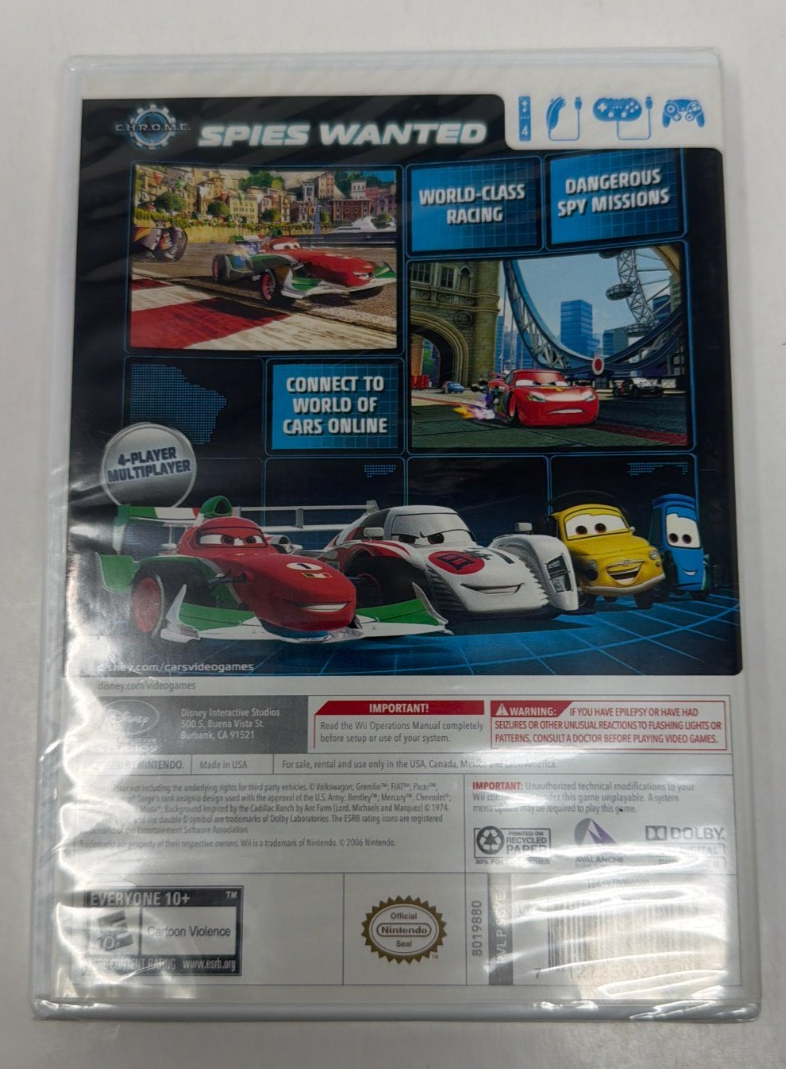 Cars 2 - Wii - Jeu Occasion Pas Cher