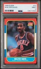 1986 Fleer #23 Walter Davis - PSA 9