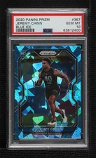 2020 Panini Prizm Rookie Blue Ice 15/99 Jeremy Chinn #367 PSA 10 GEM MT 13c1