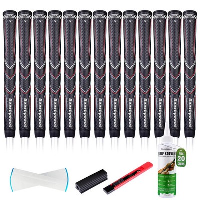 Goashpeaot Polyurethane Golf Grips Pack of 13 with Regripping Kit