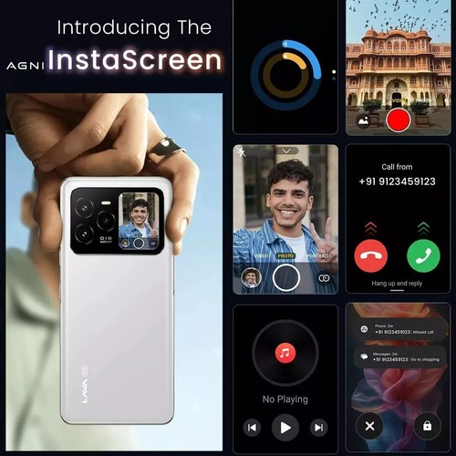 Lava Agni 3 5G (Pristine 8GB+128GB)50MP Triple AI Camer Global Version - Picture 2 of 7