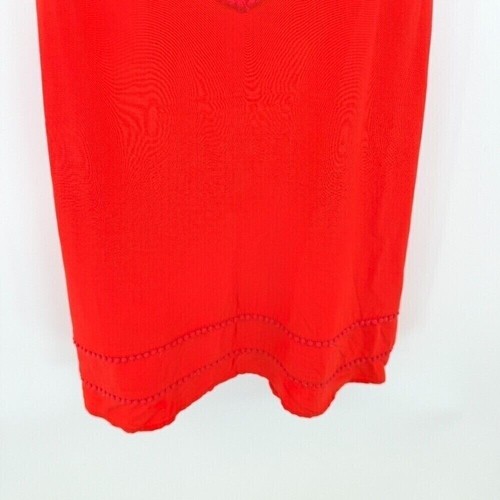 LOFT Trägertop ärmellos Bluse Bommelbesatz Freizeit Sommer orange Gr. XSP XS Petite - Bild 8 von 11