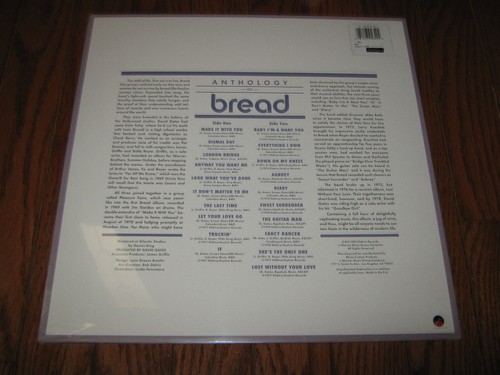 BREAD-Anthology Of Bread LP NEW! WHITE VINYL - Picture 2 of 3