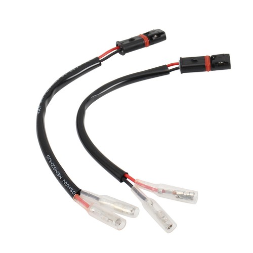 2 Pin Plugs Wire Adapters For BMW Turn Signals Indicator Bullet Connectors Cable - Picture 6 of 7