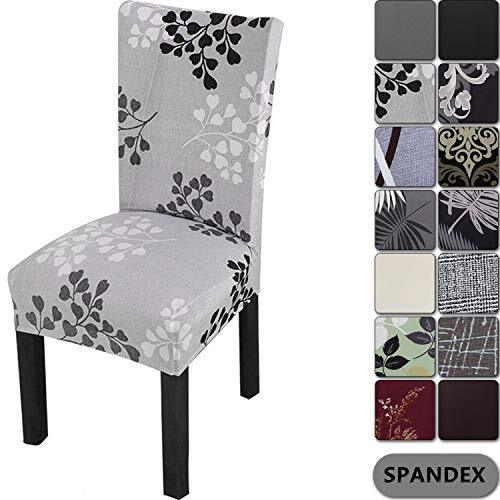 YISUN Modern Stretchable Spandex Dining Chair Covers Removable