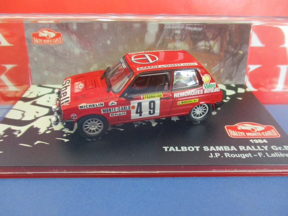 Die cast 1/43 Modellino Auto Talbot Samba Rally N 49 Rally Monte Carlo 1984 - Immagine 4 di 4