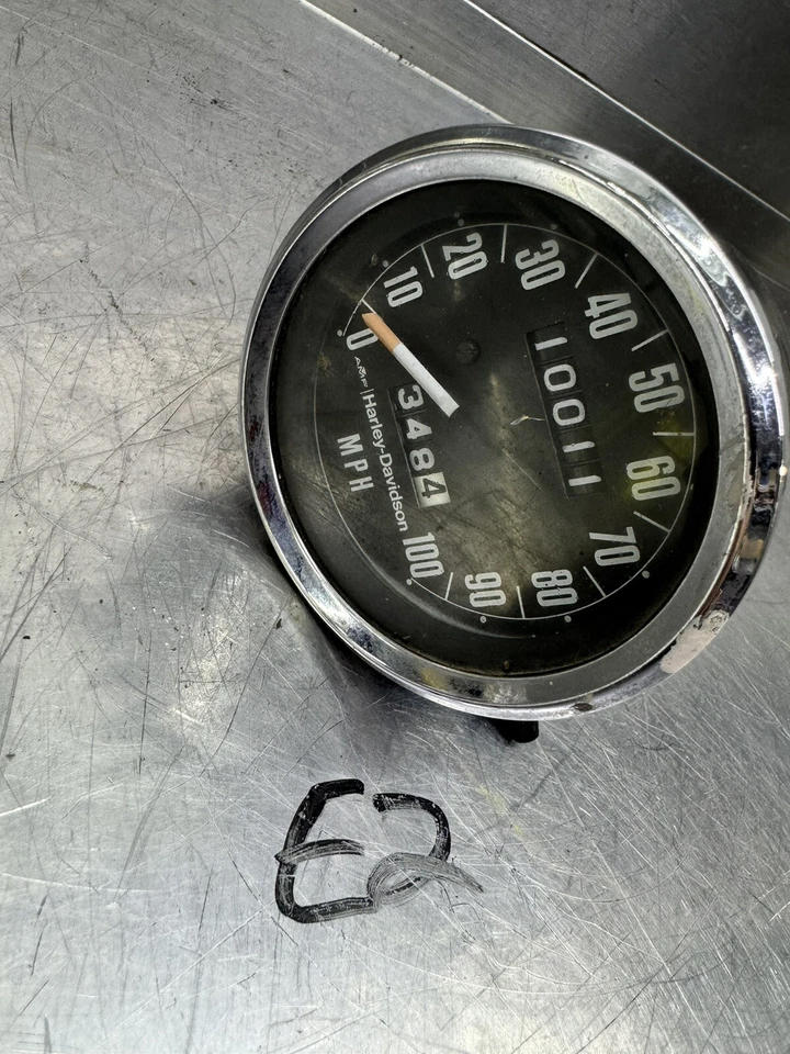 Harley Aermacchi AMF 350 SX350 125 Sprint Velocímetro Medidor Raro Foto 2 de 4