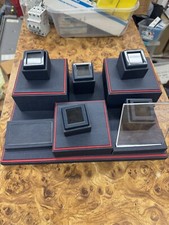 15+ Set Of Magnetic Jewelery display set loose diamonds or gems Blue / Red New