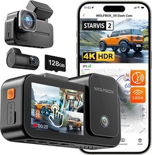128GB X5 3 Channel 4K HDR Dash Cam, 5.8GHz STARVIS 2 IMX678, 4K 2.5K 1080P, S236