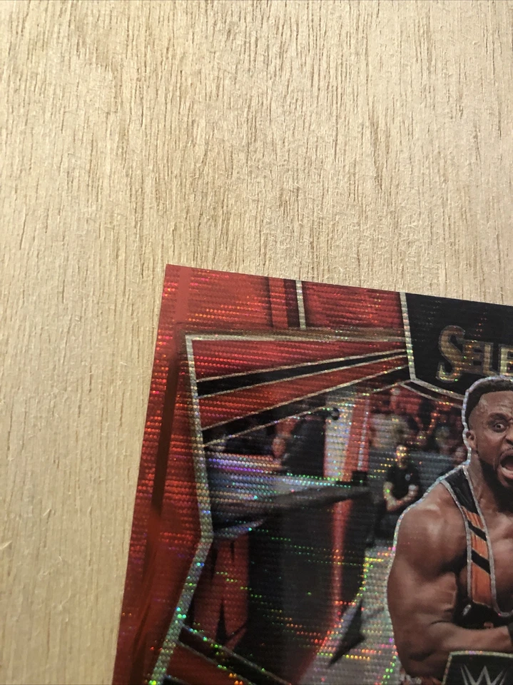 BIG E 2023 Panini Select WWE RED PRIZM Snapshots #20 - Image 2 of 4