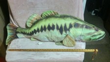 Giant Stuffed Fish Large Bass Green For Sale Online Ebay