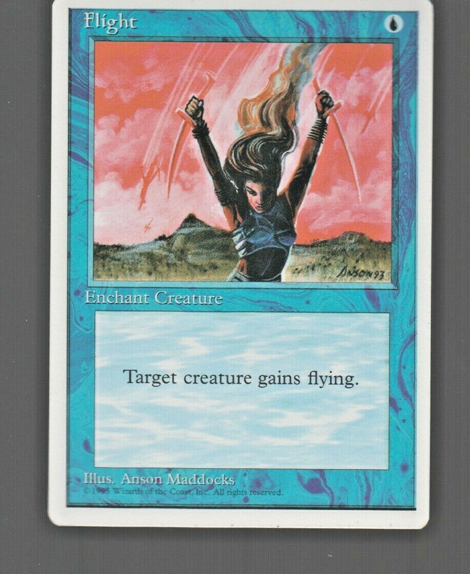 Flight  1995 Magic The Gathering 4th Edition #72 