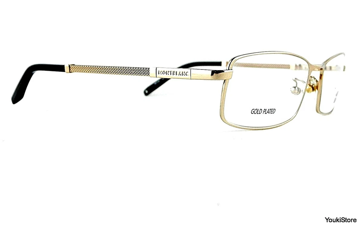 MONT BLANC occhiali vista MB 246 032 GOLD PLATED eyewear Made in