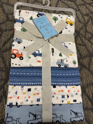Zack & Zoey Baby  Infant  Receiving Blankets  24''x26'' Flannel Set Of 4