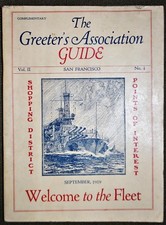"Welcome to the Fleet" - The Greeter's Assoc. Guide Vol. II No. 4 - Sept. 1919