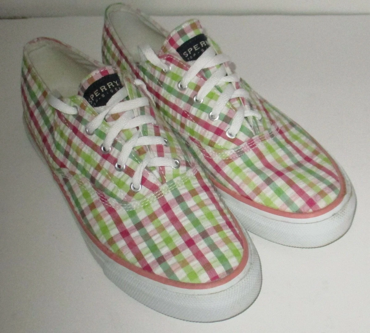 Sperry plaid best sale sneakers