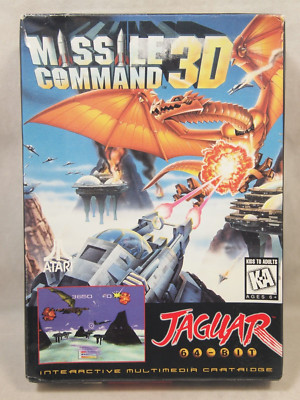 Missile Command 3D (Atari Jaguar) Authentic BOX ONLY