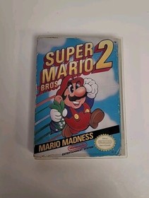Super Mario Bros. 2 (Nintendo NES, 1988) NES - Hard Case, Game And Manual 