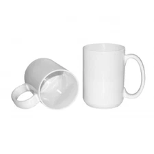 36pcs 15OZ Sublimation White Ceramic Mug Blanks with White Box USA