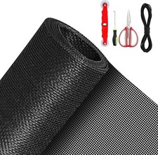 QWR Pet Proof Window Screen and Screen Door Replacement Kit 39x118 Upgraded Dur