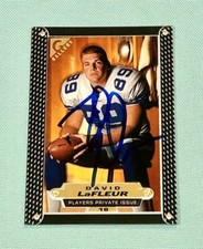 David LaFleur 1997 Topps Gallery Players Private Issue Signed Autograph RC TTM