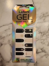 Laflare Gel Glossy Nail Strips With Double-End Design & Trimming File Included