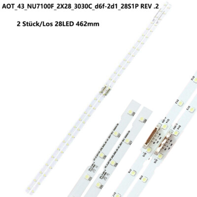 LED-Streifen Für Samsung UN43NU7100 UE43NU7199 UE43UN7020 UE43NU7120 UE43NU7170