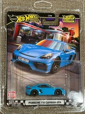 Hot Wheels  Boulevard  # 93 Porsche 718 Cayman GT4 , Free Protector & Shipping !