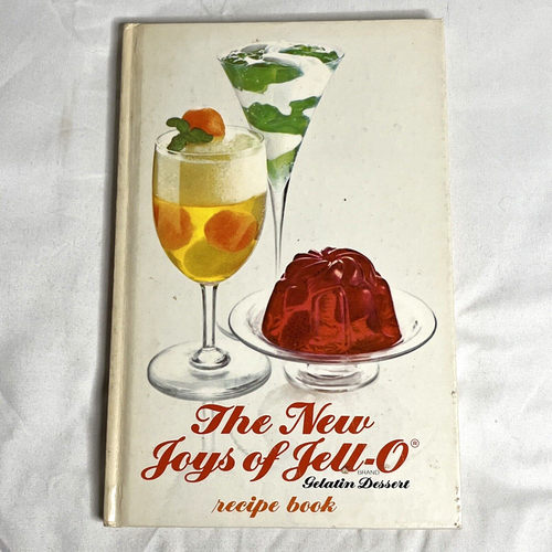 The New Joys Of Jello Recipe Book Gelatin Dessert Vintage Hardback