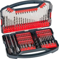 Kwb Promobox Standard Bit-Bohrer-Satz In Stabilem Kunststoffkoffer 101-Teilig