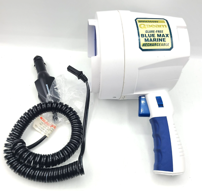 #ad Brinkman QBeam Glare Free Blue Max Marine Light Work plugged NO BAT. CHARGER $66.00