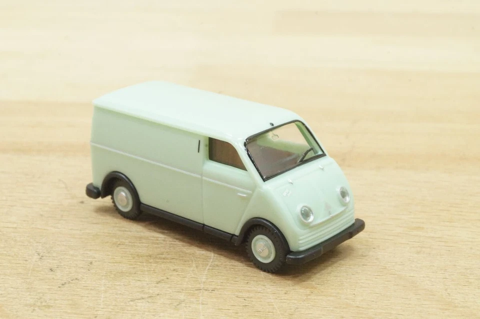 Ho 1:87 WIKING 0334 01 DKW Schnelllaster Furgone Verde Bianco (Verde Pastello) - Immagine 2 di 4