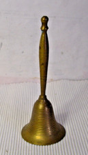 Alte Messing-Handglocke schöner Klang ca 14,5cm hoch, ca. 5,5 cm DM