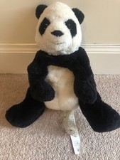 Ikea Plush Soft Toy Panda Kramig 12” Comforter