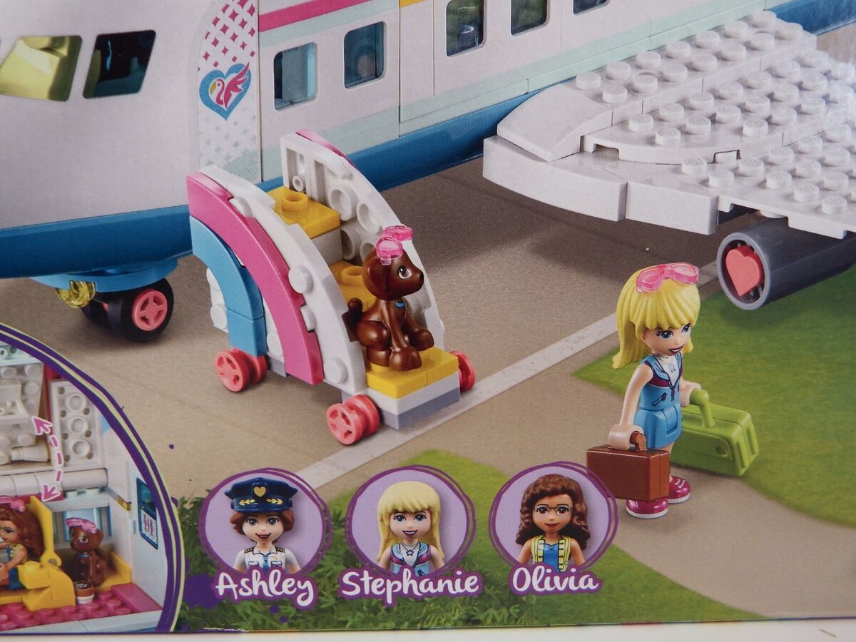 LEGO Friends Heartlake City Airplane 41429 Building Toy Inspires Travel  Story-Making Play Scenarios (574 Pieces) 