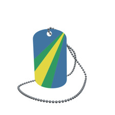Dog Tag Flag Zeewolde Netherlands Dog Tag Aluminium 30 x 50mm